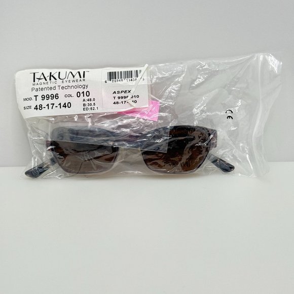 Takumi Eyeglasses Eye Glasses Frames TK 9996 010 48-17-140